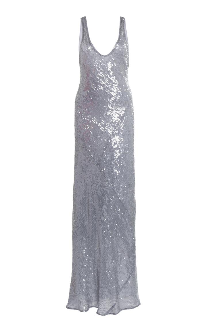 Moda Operandi Galvan Valletta Sequined Gown