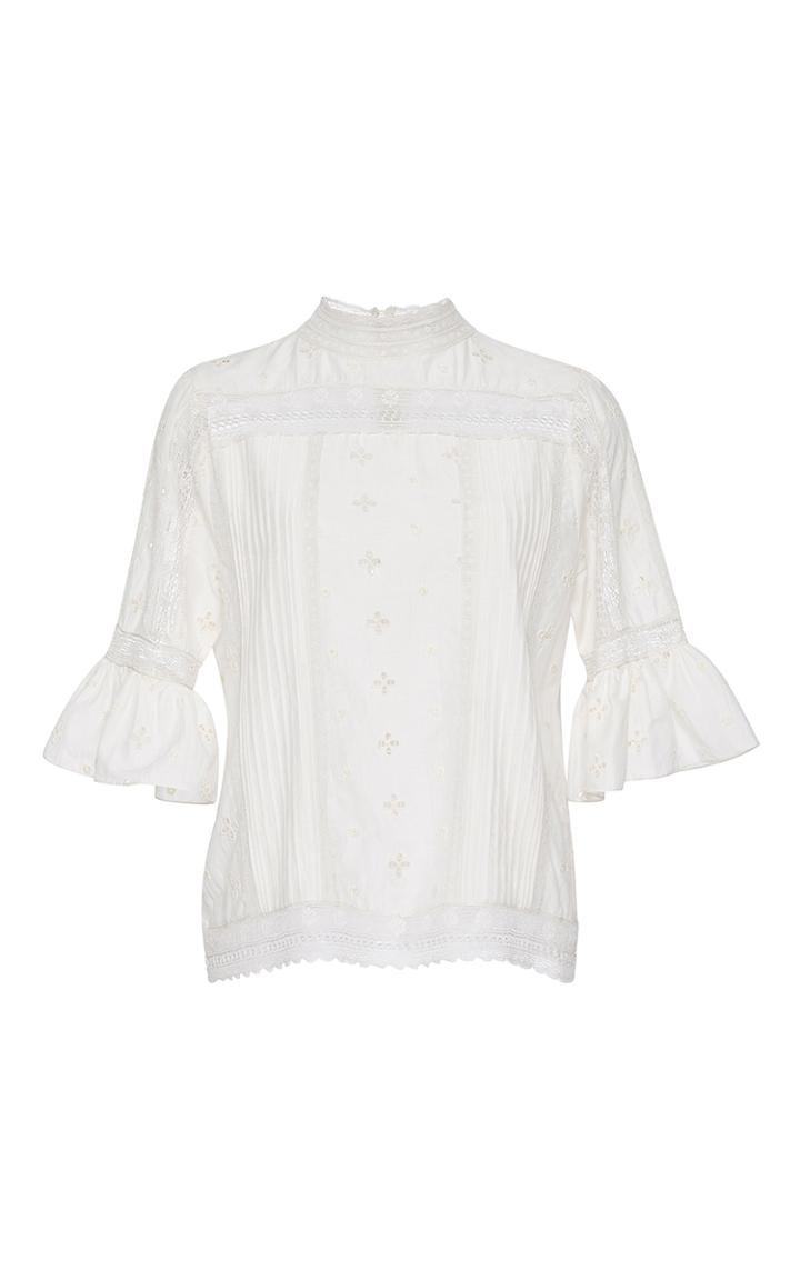 Ulla Johnson Embroidered Cotton Annushka Blouse