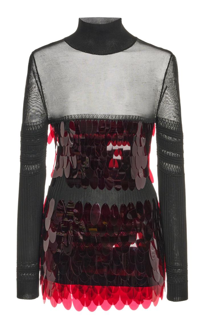 Moda Operandi Paco Rabanne Knit Crewneck Sweater