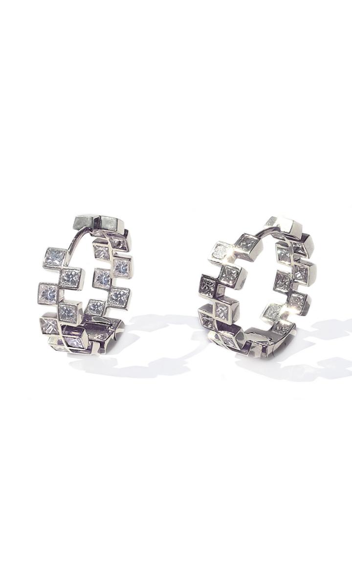Moda Operandi Katkim 18k White Gold Anerise Hoops