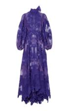 Zimmermann Brightside Embroidered Linen-silk Gown