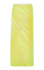 Mm6 Sequined Chiffon Midi Wrap Skirt