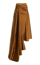 Moda Operandi Rosie Assoulin Asymmetric Silk Skirt