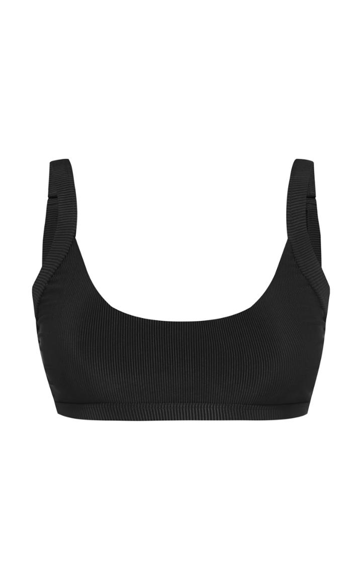 Moda Operandi Abysse Liya Crop-top Style Swim Top With Adjustable Straps