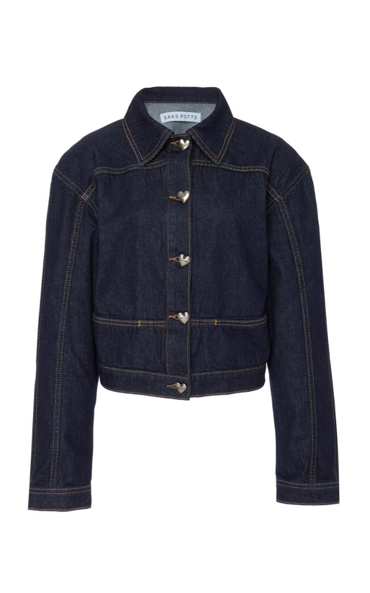 Moda Operandi Saks Potts Carmen Denim Jacket Size: 1