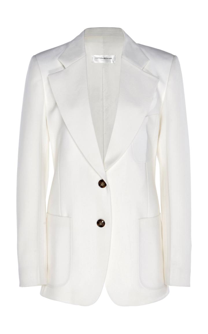 Moda Operandi Victoria Beckham Bowie Virgin Wool Blazer Size: 6