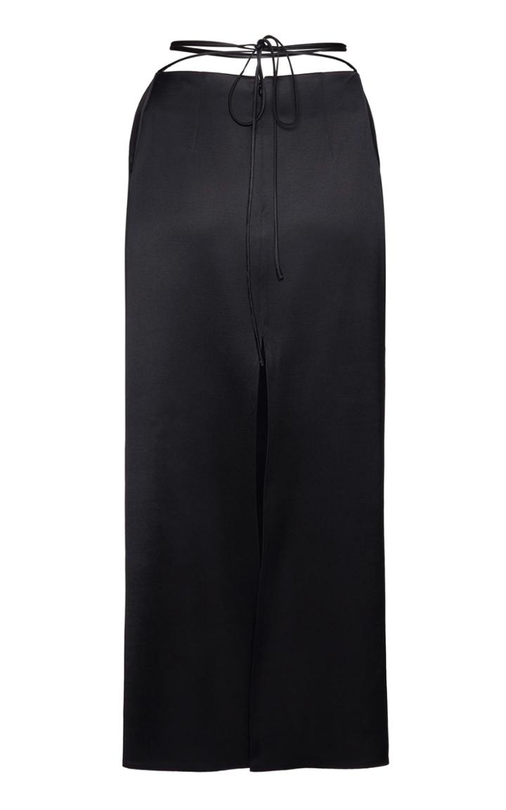 Moda Operandi Magda Butrym Tie Detail Silk-blend Skirt