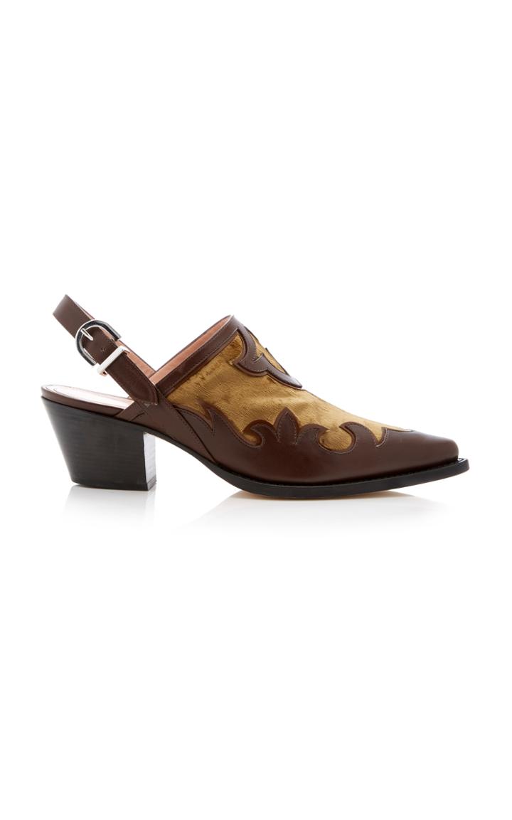 Alberta Ferretti Laser-cut Mule