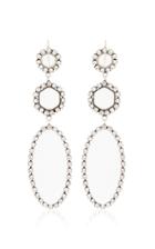 Isabel Marant Silver-tone Swarovski Crystal Earrings