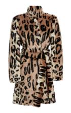 Alcoolique Cica Leopard Eco Fur Coat