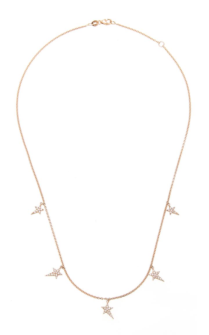 Diane Kordas Diamond Star Chain Necklace
