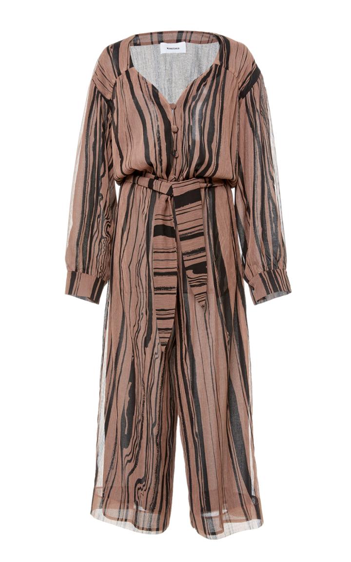Nanushka Akuchi Striped Jumpsuit