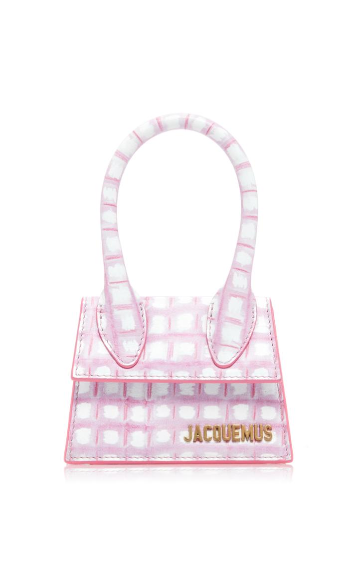 Jacquemus Le Chiquito Checked Leather Bag