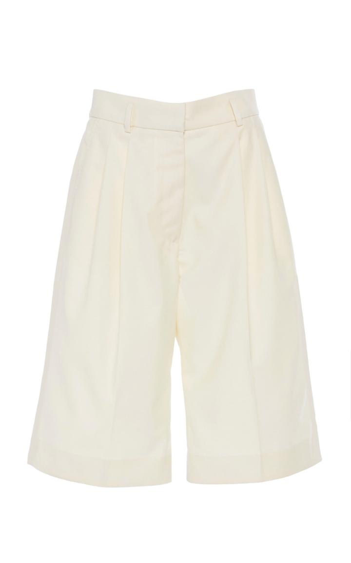 Moda Operandi Petar Petrov Hew High-rise Crepe Shorts Size: 38