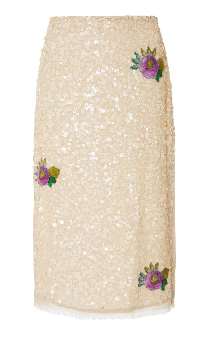Cynthia Rowley Risky Business Sequin Pencil Skirt