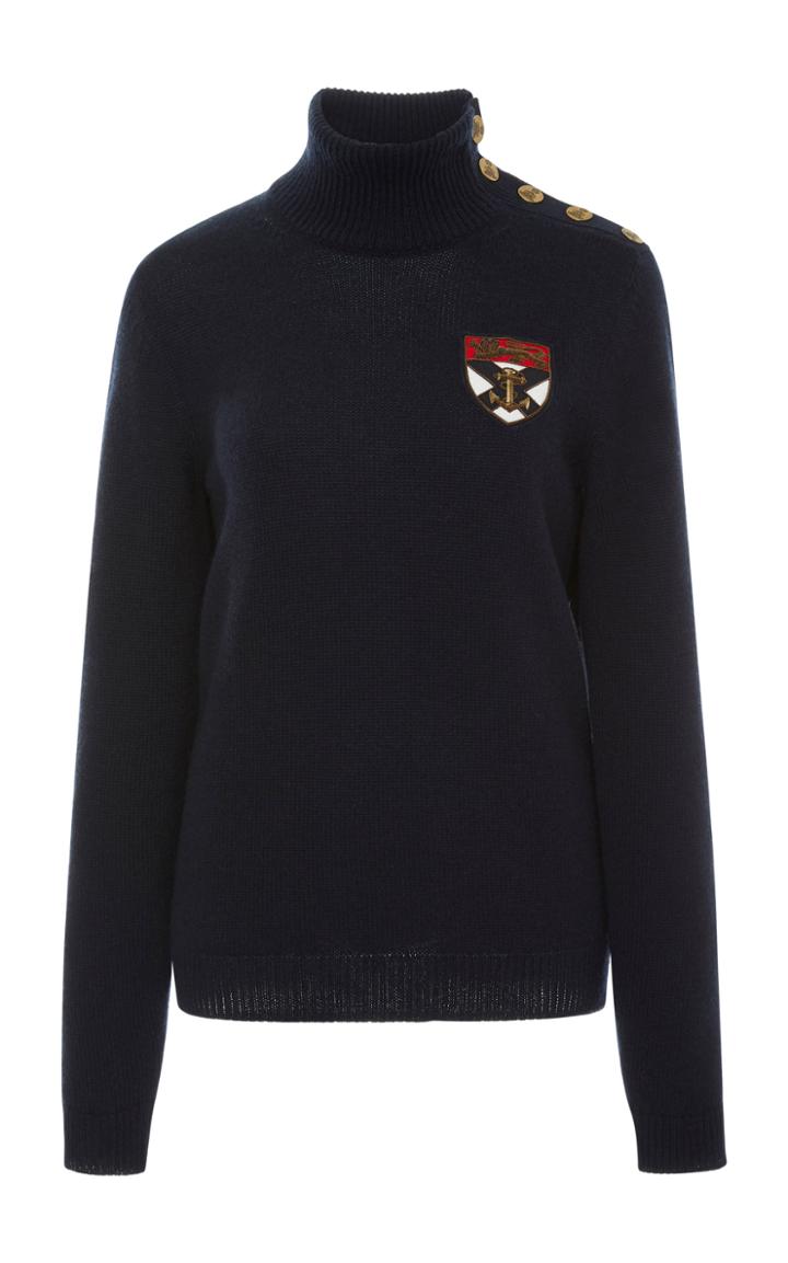 Ralph Lauren Long Sleeve Turtleneck Logo Top