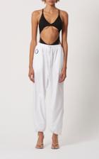 Moda Operandi David Koma Drawstring Macrame Track Pants