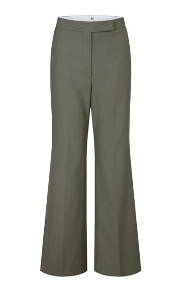 Moda Operandi Recto Wool Straight Leg Pant Size: S/m