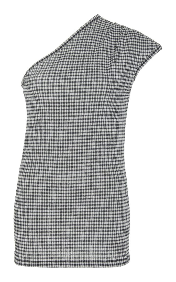 Arias Cold-shoulder Patterned Top