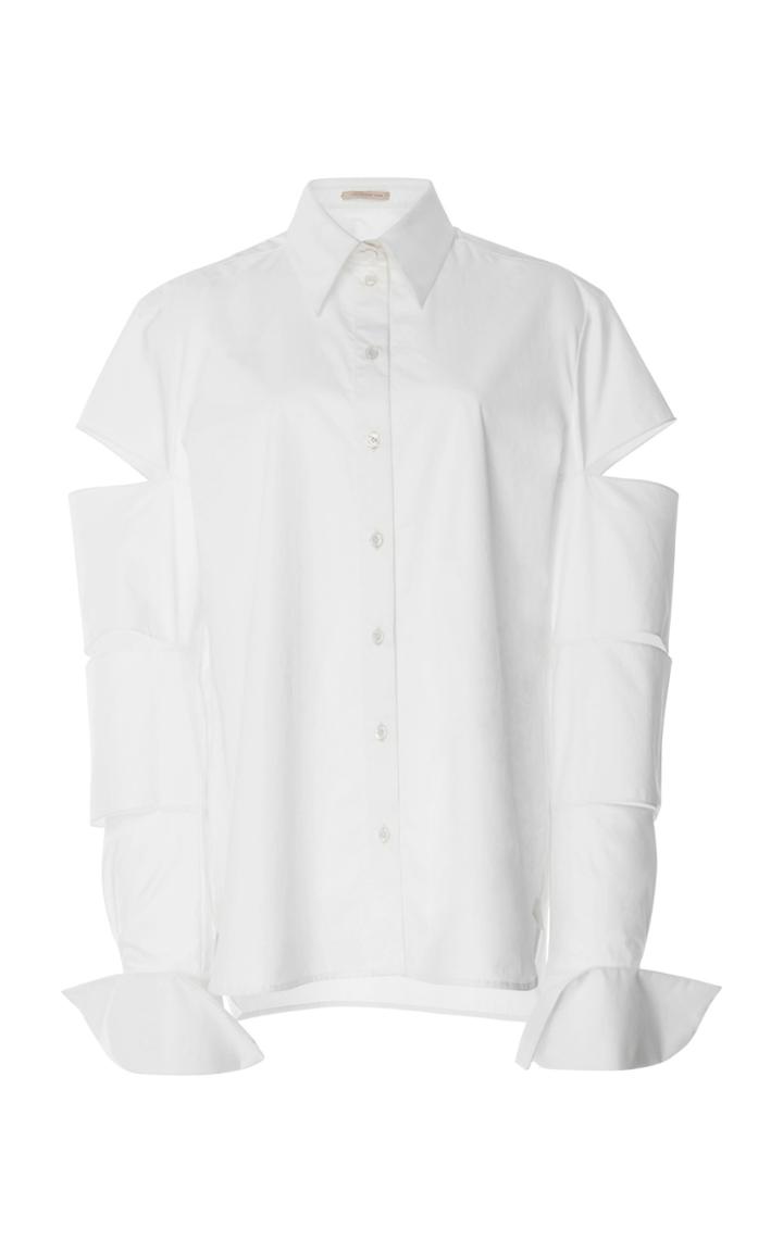 Christopher Kane Slash Cotton Shirt