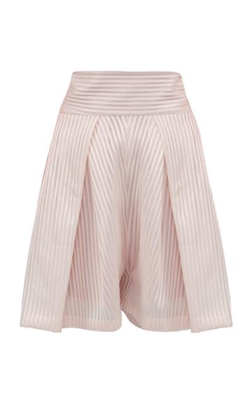 Rami Al Ali High Waist Pleated Shorts