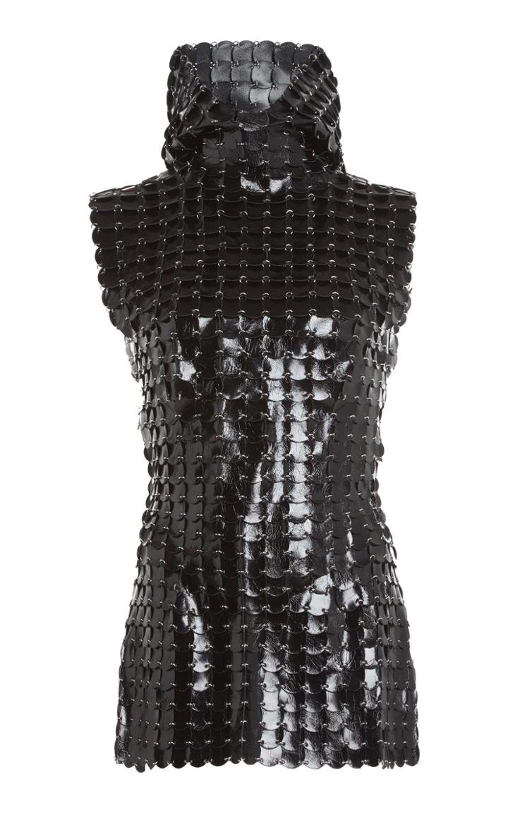 Moda Operandi Paco Rabanne Woven Leather Top
