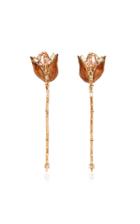 Moda Operandi Nak Armstrong Tulip Enameled Earrings