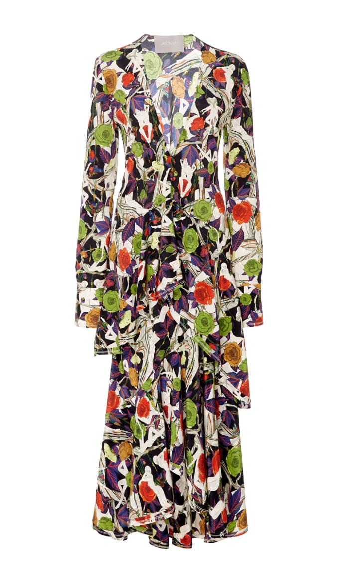 Jason Wu Night Crepe De Chine Dress