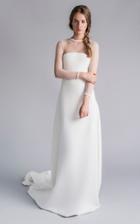 Moda Operandi Sophie Et Voila Sheer Long Sleeve Classic Gown Size: 36