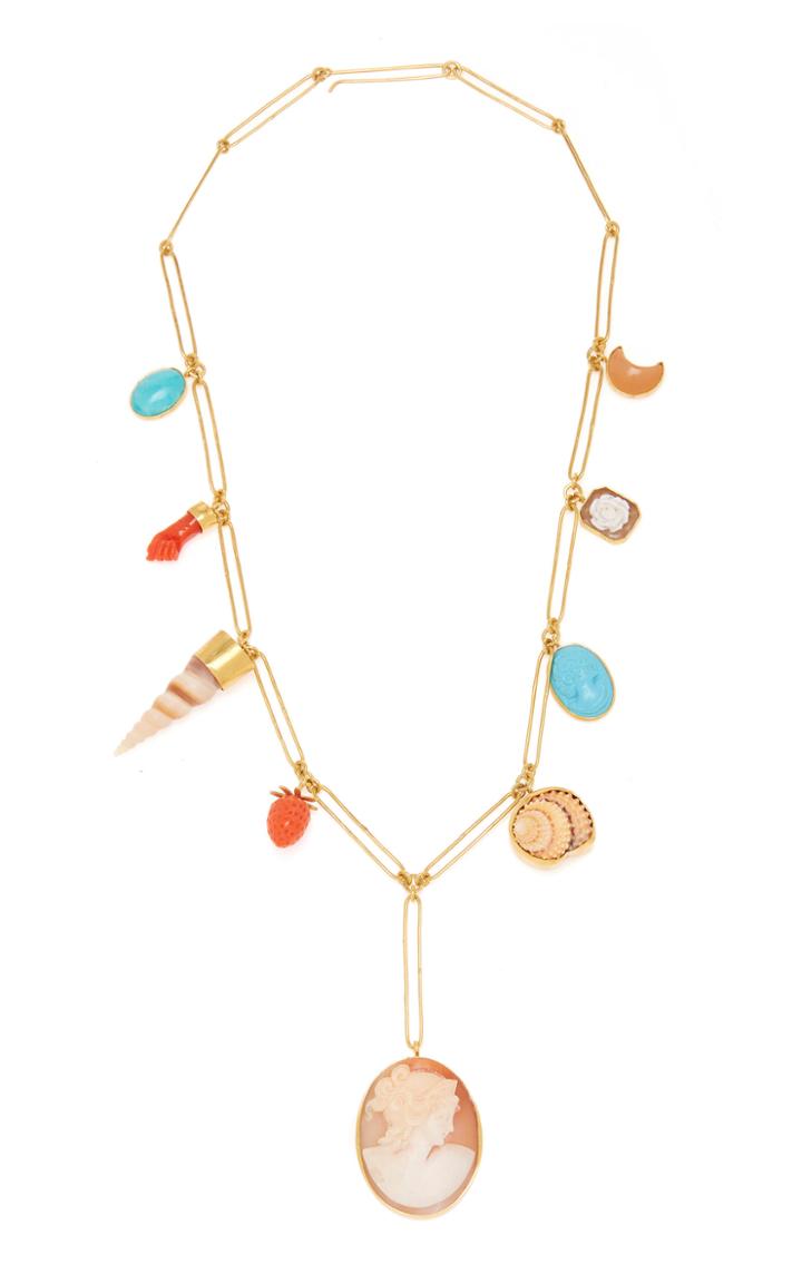 Grainne Morton Cameo Charm Necklace