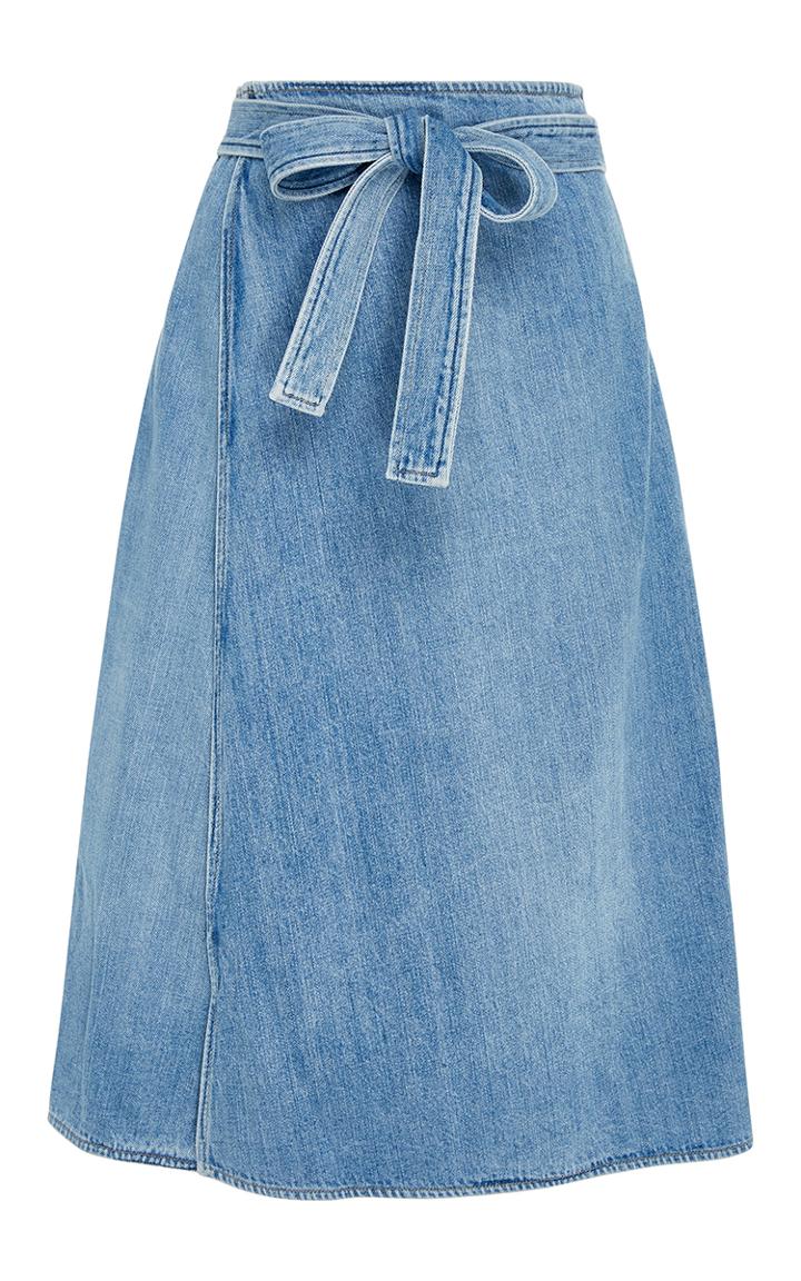 Citizens Of Humanity Donna Wrap Denim Skirt