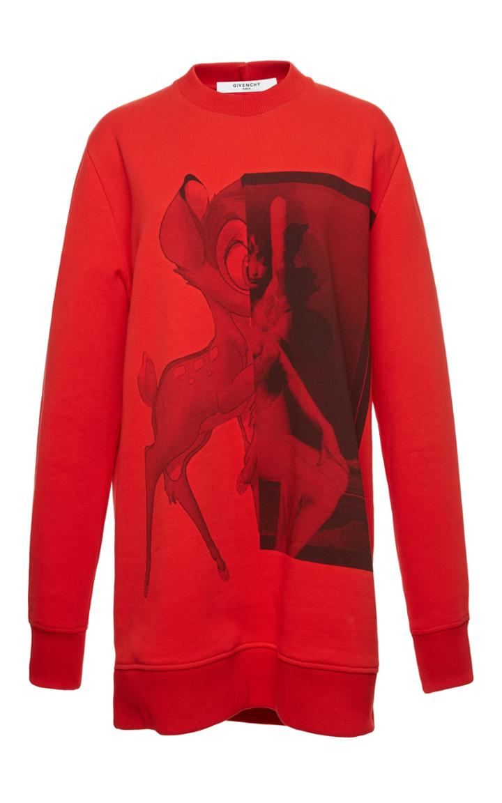 Givenchy Bambi Printed Cotton Sweatshirt