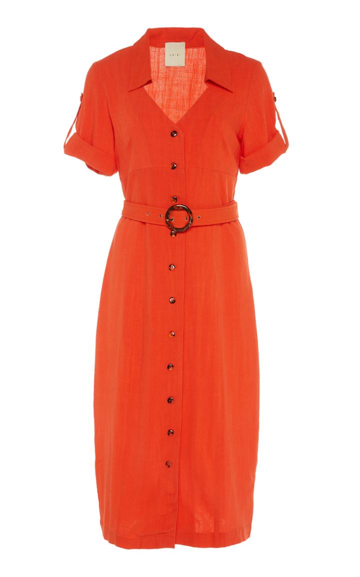 Usisi Daryl Linen Dress Size: S
