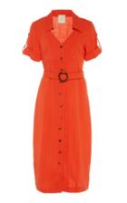 Usisi Daryl Linen Dress Size: S
