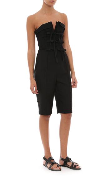 Moda Operandi Philosophy Di Lorenzo Serafini Shantung Bow Jumpsuit