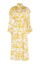Ellery Mythology Ruffle Sleeve Dress
