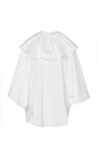 Nina Ricci Removable Collar Cotton Poplin Shirt