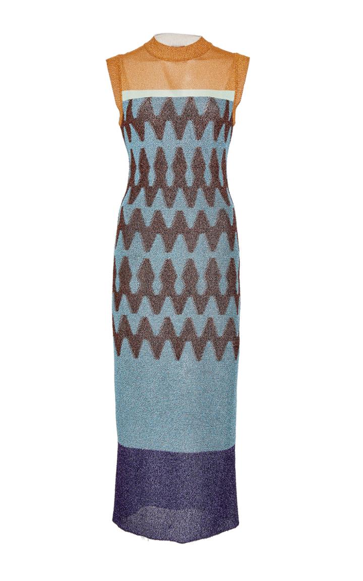 Missoni Contrast Yoke Sheath Dress