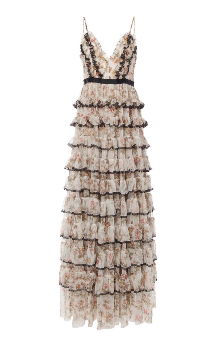 Needle & Thread Garland Marie Ruffled Tulle Gown