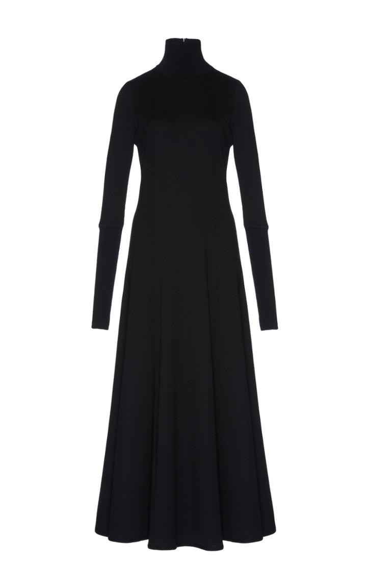 Andrew Gn Turtleneck Midi Dress