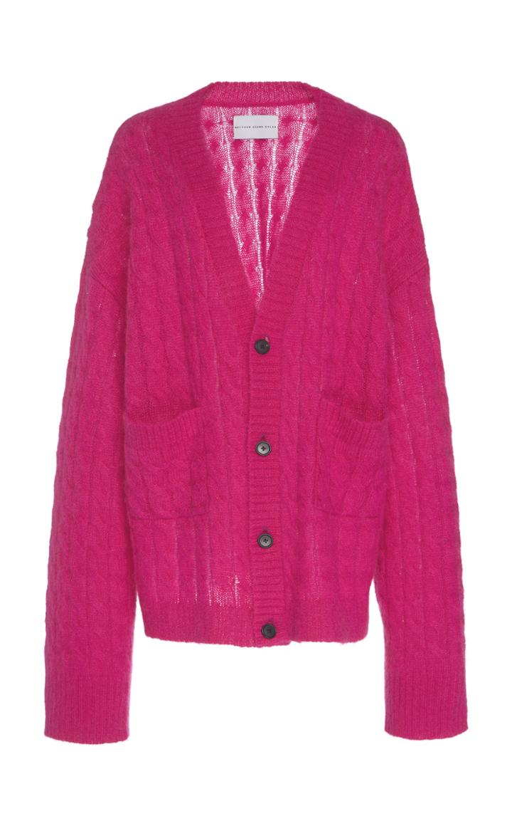 Matthew Adams Dolan Oversized Mohair Cardigan