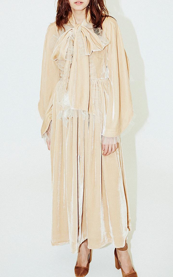 Alena Akhmadullina Scarf Neck A-line Dress