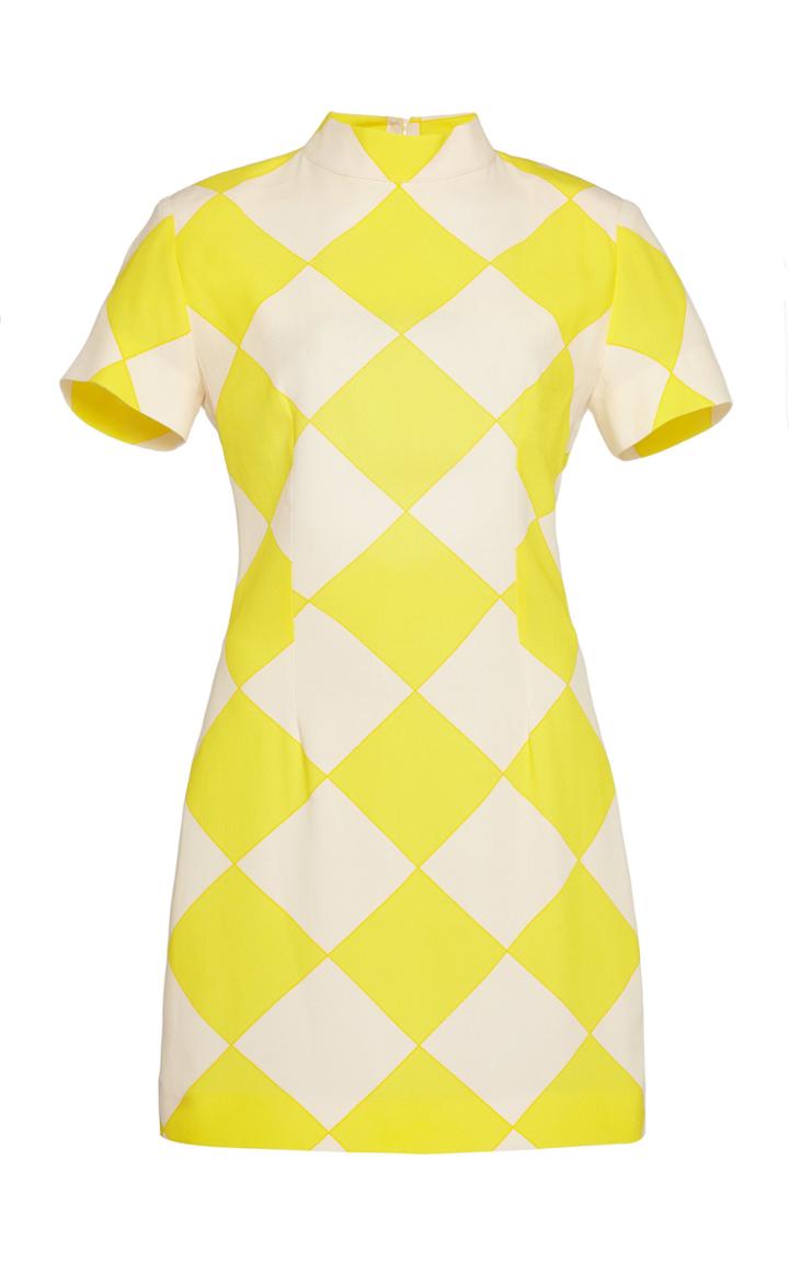 Moda Operandi Rowen Rose Cutout Pearl-detailed Crepe Mini Dress Size: 32