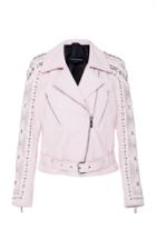 Nour Hammour Fadeout Embellished Leather Jacket