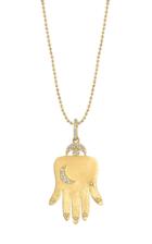 Moda Operandi Sheryl Lowe Gypsy Hand Of Fortune 14k Gold Diamond Necklace