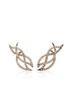 Kavant & Sharart Le Phoenix Intertwine 18k Gold Diamond Earrings
