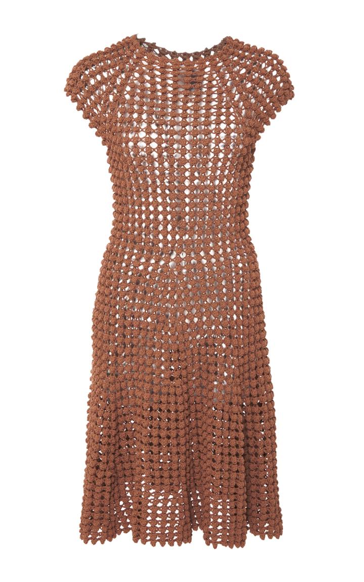 Helen Rdel Popcorn Stitch Mini Dress