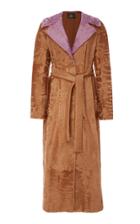 J. Mendel Dyed Bi-color Broadtail Coat