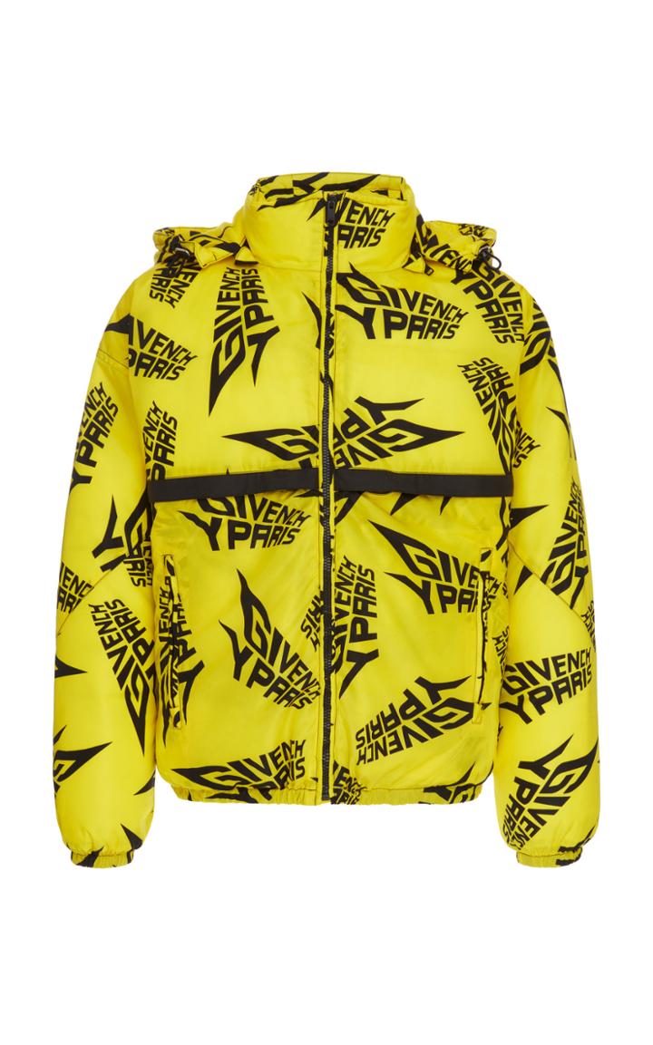 Givenchy Printed Shell Hooded Down Jacket