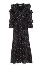 Sea Three Quarter Sleeve Floral Ditsy Dress